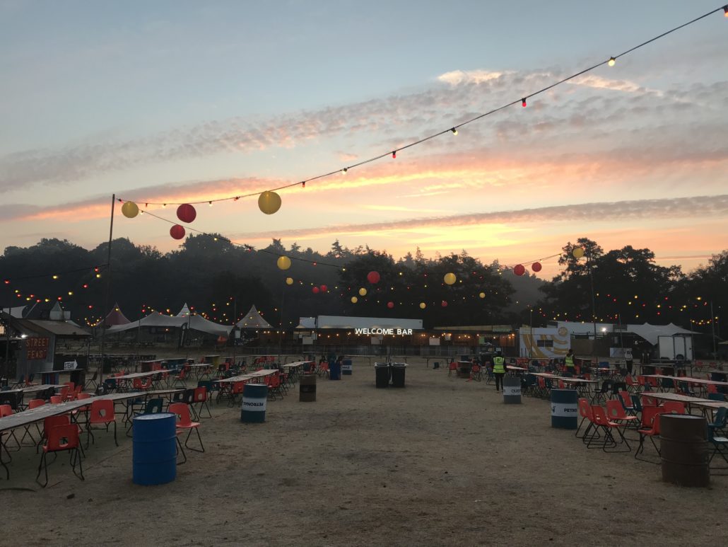 evening festival scene